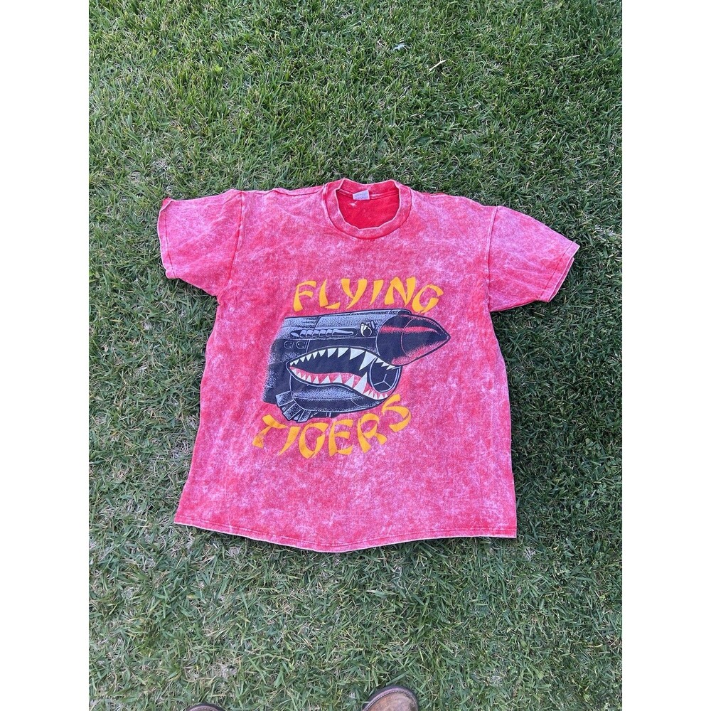 Flying Tigers Trans Atlantic Flight Primo XL y2k rare Mens 1980s